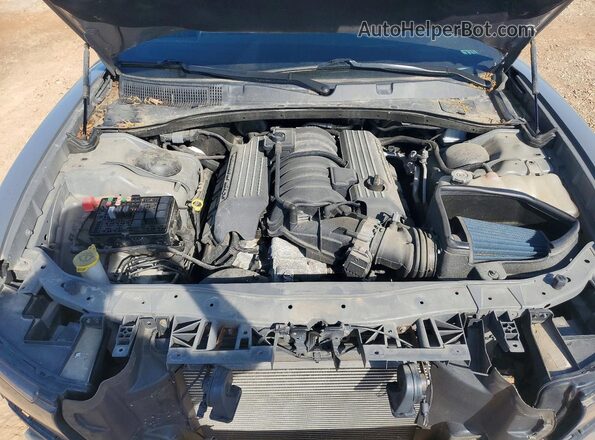 2C3CDXGJ6JH284809 2018 DODGE CHARGER Серый Вид задней части салона