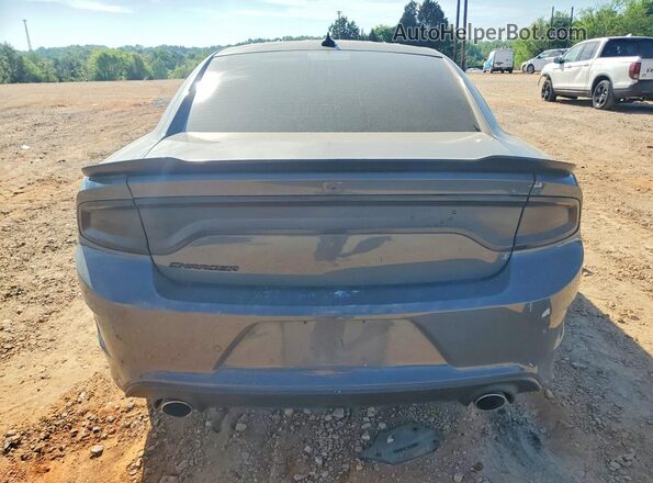 2C3CDXGJ6JH284809 2018 DODGE CHARGER Серый Вид сзади