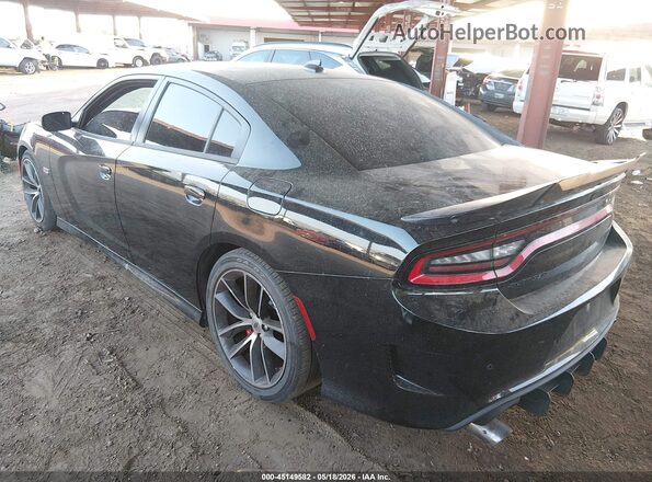2C3CDXGJ6JH318795 2018 DODGE CHARGER Черный Задняя левая четверть