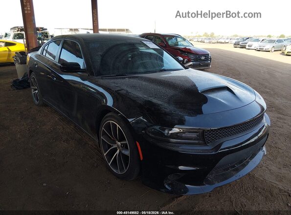 2C3CDXGJ6JH318795 2018 DODGE CHARGER Черный Передняя правая четверть
