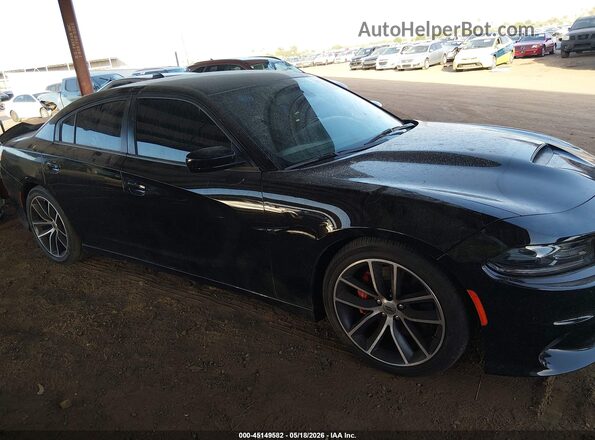 2C3CDXGJ6JH318795 2018 DODGE CHARGER Черный Вид задней части салона