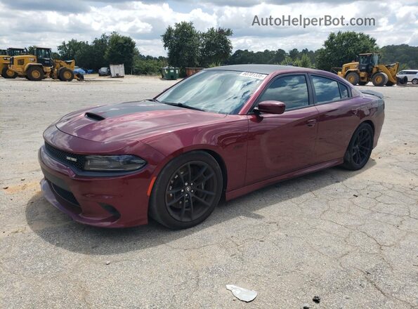 2C3CDXGJ7HH642235 2017 DODGE CHARGER Бордовый Передняя левая четверть