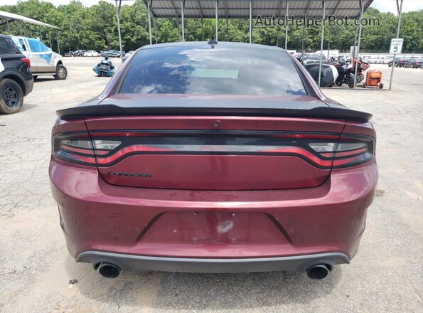 2C3CDXGJ7HH642235 2017 DODGE CHARGER Бордовый Вид сзади