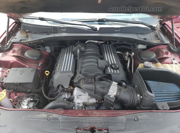 2C3CDXGJ7HH642235 2017 DODGE CHARGER Бордовый Вид задней части салона