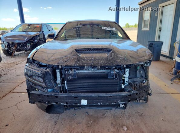 2C3CDXGJ7KH558486 2019 DODGE CHARGER Black Front view
