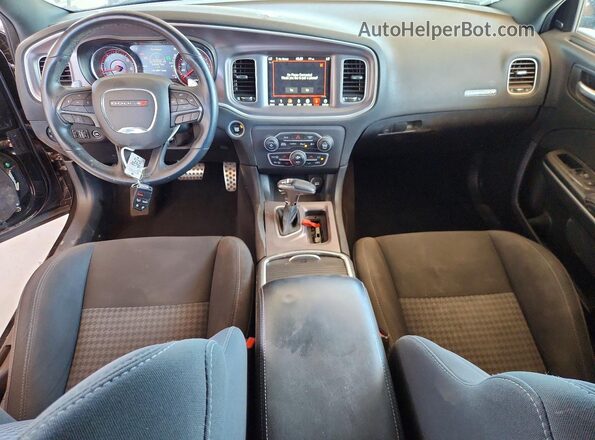 2C3CDXGJ7KH558486 2019 DODGE CHARGER Black Dashboard view