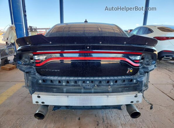 2C3CDXGJ7KH558486 2019 DODGE CHARGER Black Rear view
