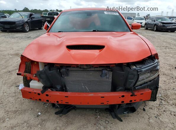 2C3CDXGJ8JH188213 2018 DODGE CHARGER Оранжевый Вид спереди