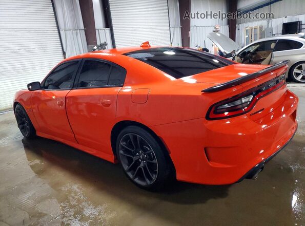 2C3CDXGJ8MH559214 2021 DODGE CHARGER Оранжевый Задняя левая четверть