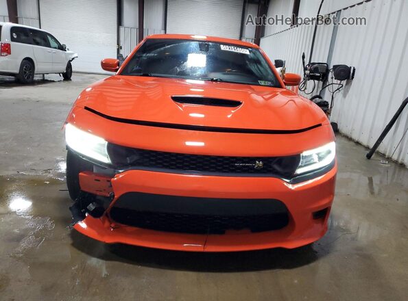 2C3CDXGJ8MH559214 2021 DODGE CHARGER Оранжевый Панорамный вид салона 360°