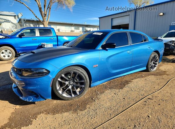 2C3CDXGJ8PH576518 2023 DODGE CHARGER Blue Przód lewy