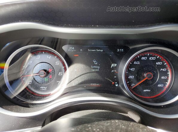 2C3CDXGJ9JH278910 2018 DODGE CHARGER Черный Вид щитка приборов