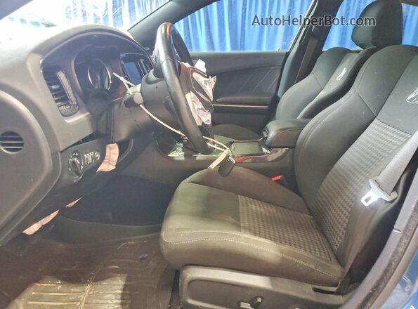 2C3CDXGJ9LH153621 2020 DODGE CHARGER Blue Front interior view