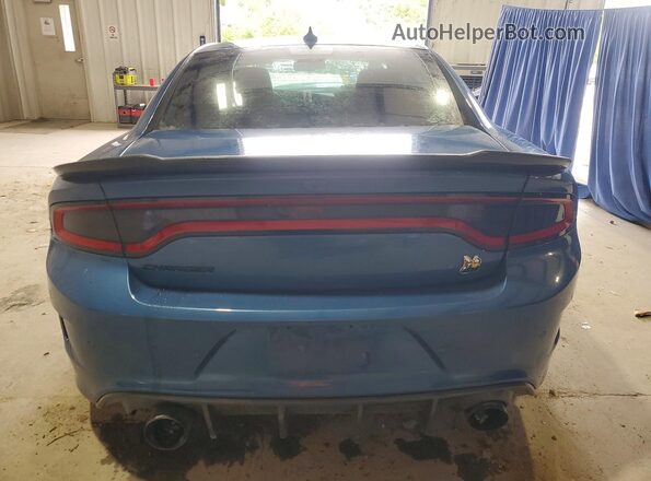 2C3CDXGJ9LH153621 2020 DODGE CHARGER Blue Rear view