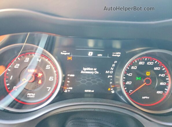 2C3CDXGJ9LH179166 2020 DODGE CHARGER Белый Вид щитка приборов