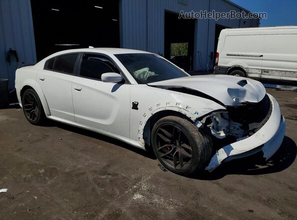 2C3CDXGJ9LH179166 2020 DODGE CHARGER Белый Передняя правая четверть