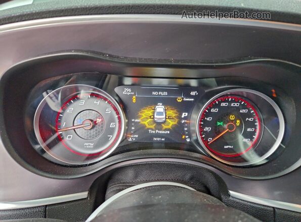 2C3CDXGJ9LH212375 2020 DODGE CHARGER Orange ხელსაწყოთა პანელის ხედი
