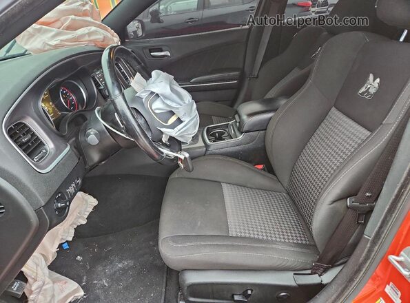 2C3CDXGJ9LH212375 2020 DODGE CHARGER Orange წინა სალონის ხედი