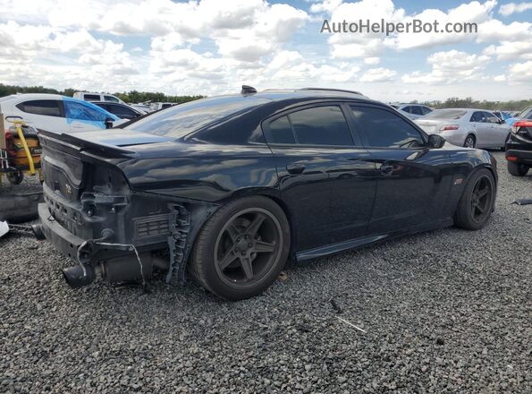 2C3CDXGJXKH605638 2019 DODGE CHARGER Black Trasero derecho