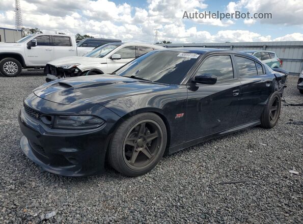 2C3CDXGJXKH605638 2019 DODGE CHARGER Black Vista tres cuartos delantera izquierda