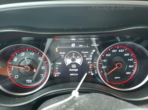 2C3CDXGJXKH605638 2019 DODGE CHARGER Black Vista del cuadro de instrumentos