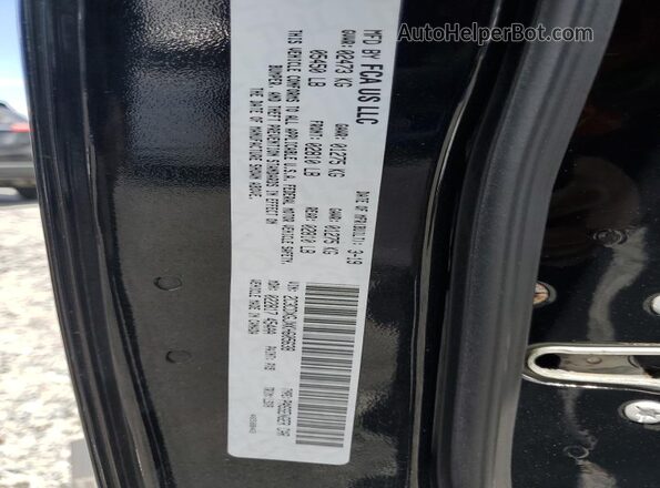 2C3CDXGJXKH605638 2019 DODGE CHARGER Black Vista de la etiqueta del VIN