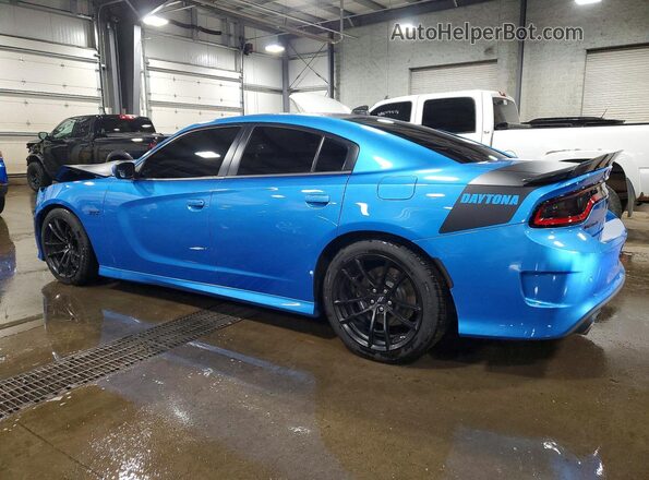2C3CDXGJXKH611410 2019 DODGE CHARGER Blue Tył lewy