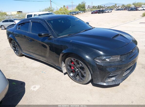 2C3CDXGJXLH211722 2020 DODGE CHARGER Black Front right