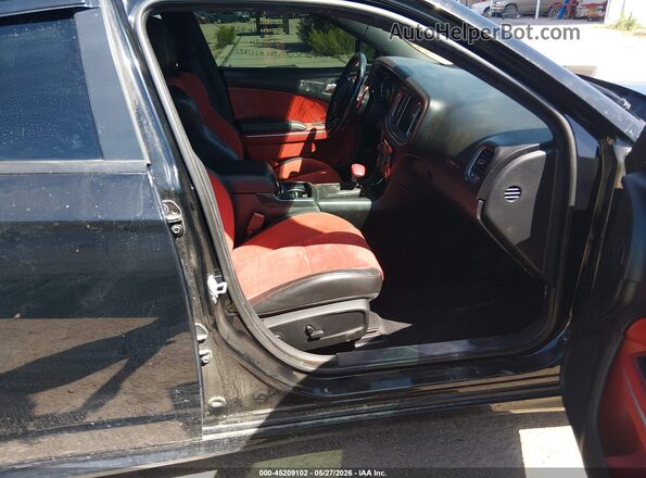2C3CDXGJXLH211722 2020 DODGE CHARGER Black Front interior view