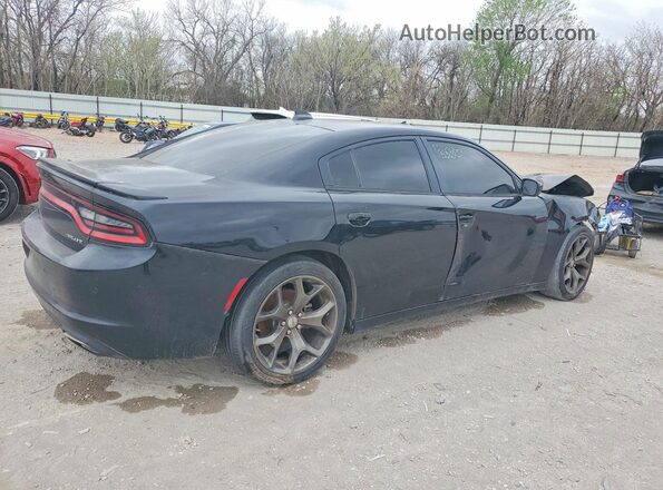 2C3CDXHG0GH188119 2016 DODGE CHARGER Black უკანა მარჯვენა