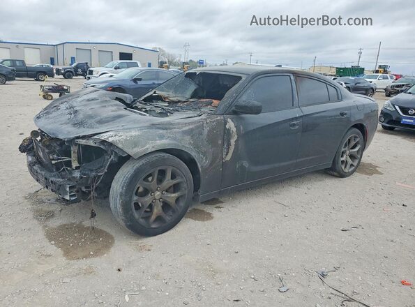 2C3CDXHG0GH188119 2016 DODGE CHARGER Black წინა მარცხენა ხედი სამი მეოთხედიდან