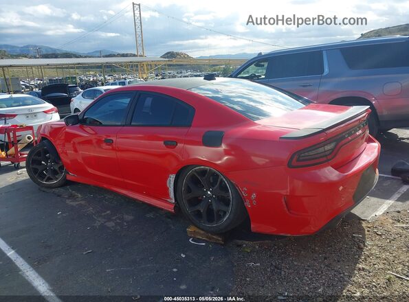 2C3CDXHG0JH223670 2018 DODGE CHARGER Красный Задняя левая четверть