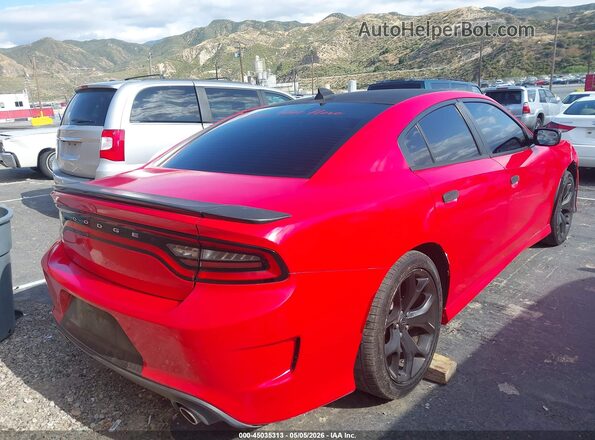 2C3CDXHG0JH223670 2018 DODGE CHARGER Красный Задняя правая четверть