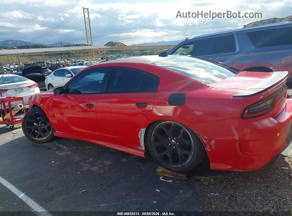 2C3CDXHG0JH223670 2018 DODGE CHARGER Красный Панорамный вид салона 360°