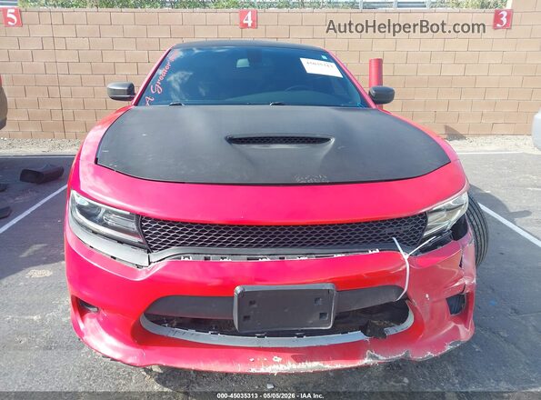 2C3CDXHG0JH223670 2018 DODGE CHARGER Красный Вид щитка приборов