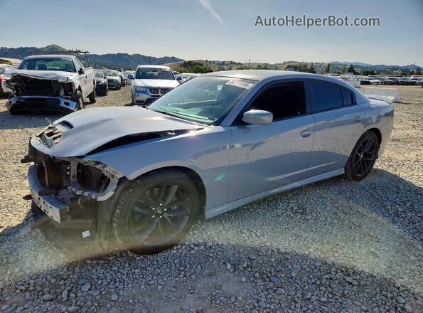 2C3CDXHG0MH533516 2021 DODGE CHARGER Silver Przód lewy