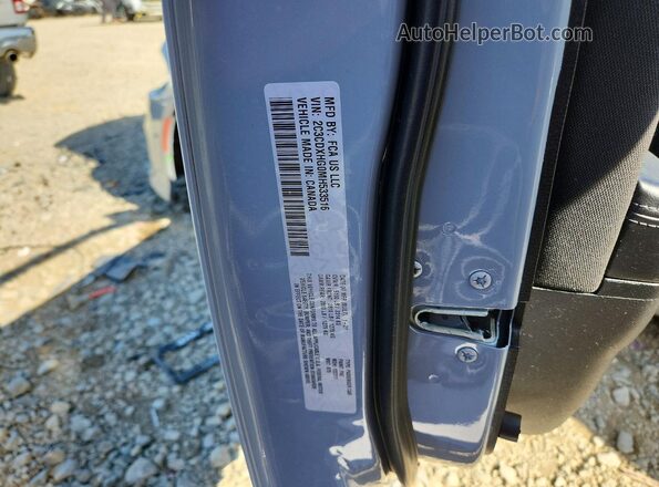 2C3CDXHG0MH533516 2021 DODGE CHARGER Silver Widok naklejki z numerem VIN