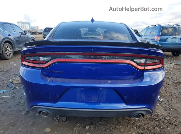 2C3CDXHG0MH594915 2021 DODGE CHARGER Синий Вид сзади
