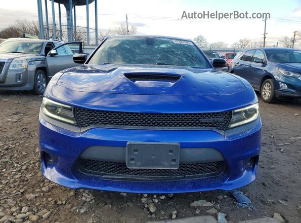 2C3CDXHG0MH594915 2021 DODGE CHARGER Синий Вид спереди