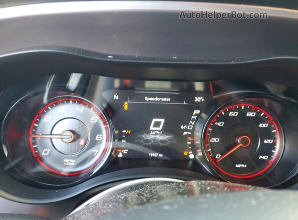 2C3CDXHG0MH594915 2021 DODGE CHARGER Синий Вид щитка приборов