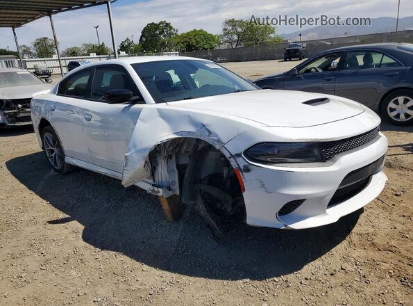 2C3CDXHG0PH533231 2023 DODGE CHARGER Белый Передняя правая четверть