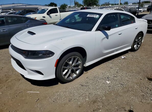 2C3CDXHG0PH533231 2023 DODGE CHARGER Белый Передняя левая четверть