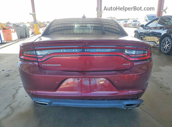 2C3CDXHG1JH328654 2018 DODGE CHARGER Красный Вид сзади