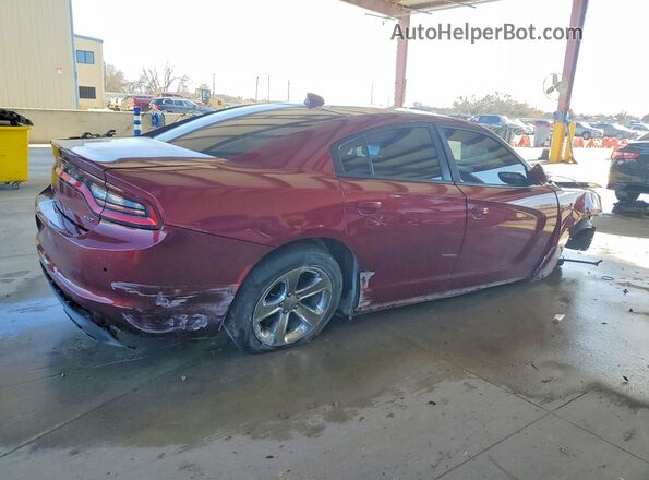 2C3CDXHG1JH328654 2018 DODGE CHARGER Красный Задняя правая четверть