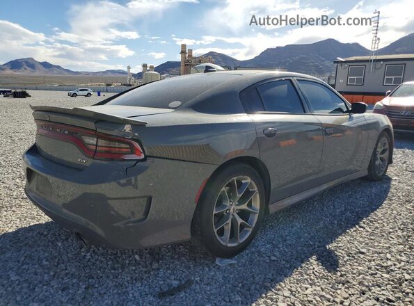 2C3CDXHG1KH545834 2019 DODGE CHARGER Серый Задняя правая четверть