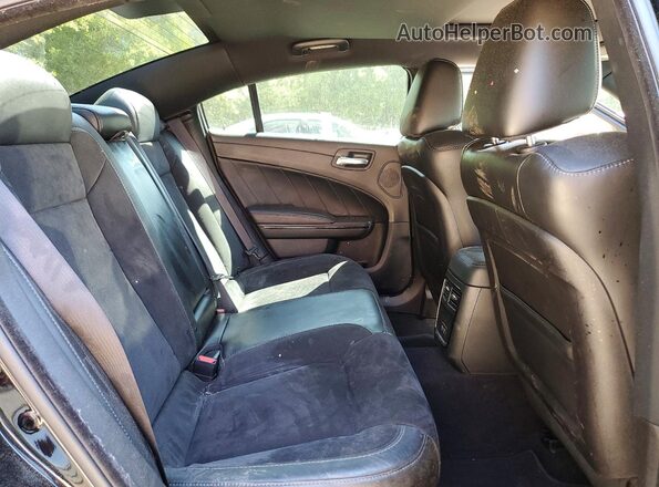 2C3CDXHG1PH603626 2023 DODGE CHARGER Black Rear seats view