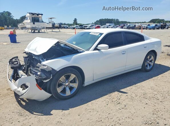 2C3CDXHG2GH178854 2016 DODGE CHARGER Белый Передняя левая четверть