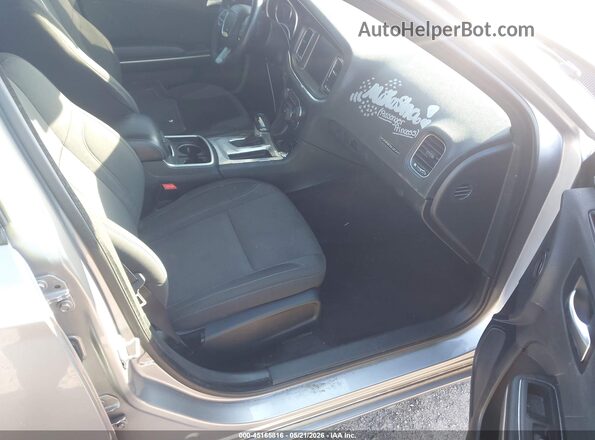 2C3CDXHG2GH332771 2016 DODGE CHARGER Серый Вид салона спереди
