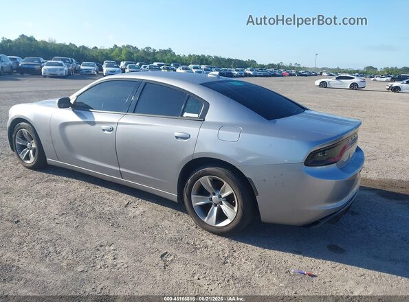 2C3CDXHG2GH332771 2016 DODGE CHARGER Серый Задняя левая четверть