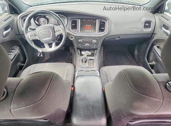 2C3CDXHG2GH334987 2016 DODGE CHARGER Black Вид панелі приладів